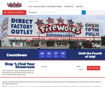 Fireworkssupermarket.com(Fireworks SupermarketFireworks Supermarket) Screenshot