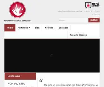 Firexpro.com.mx(Firex Professional) Screenshot