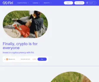 Firi.com(Buy bitcoin) Screenshot