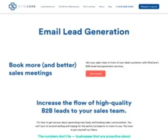 Firingsquad.co(Email Lead Generation Company) Screenshot