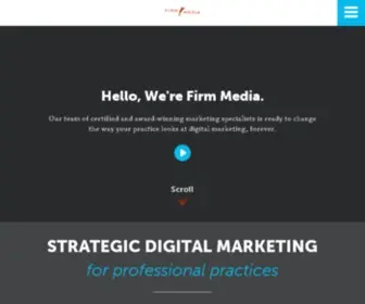 Firm-Media.com(Firm Media solution to internet marketing) Screenshot