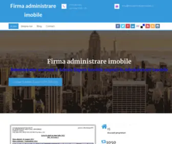 Firma-Administrare-Imobile.ro(Firma Administrare Imobile sector4 Administrator Blocuri sector4) Screenshot