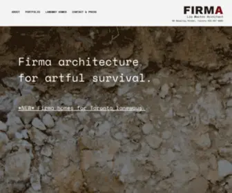 Firmaarchitecture.com(Firma Architecture) Screenshot