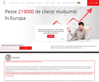 Firmadeincredere.ro(Certificatul) Screenshot