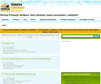 Firmalarrehberi10.info(Türkiye Firma Rehberi) Screenshot