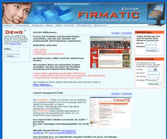 Firmatic.net(Automatische Weiterleitung) Screenshot