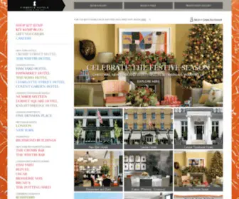 Firmdalehotels.com(Firmdale Hotels) Screenshot