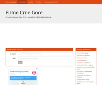 Firme-CG.com(Firme Crne Gore) Screenshot