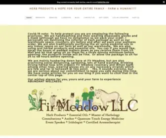 Firmeadowllc.com(HERB PRODUCTS & HOPE FOR YOUR ENTIRE FAMILY) Screenshot