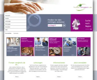 Firmen-Vergleich.de(Vergleichen von Firmen) Screenshot