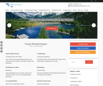 Firmengruendungausland.com(Firma gründen Schweiz. Gesellschaftsgründung in Schweiz) Screenshot