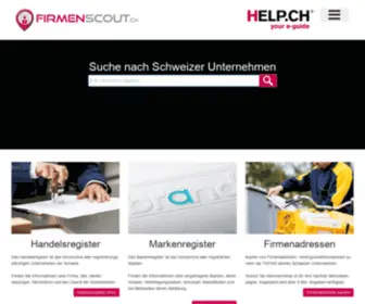 Firmenscout.ch(Suchfunktion von) Screenshot