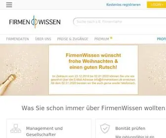 Firmenwissen.de(FirmenWissen Suche) Screenshot