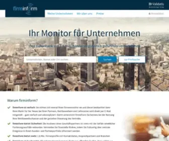 Firminform.de(Unternehmen im Blick) Screenshot