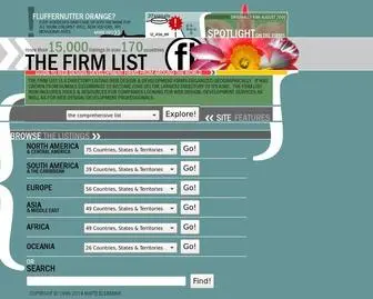 Firmlist.com(The firm list by matte elsbernd) Screenshot