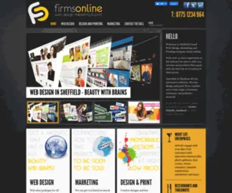 Firms.co.uk(Web Design in Sheffield) Screenshot