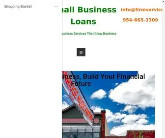 Firmservices.net(Commercial and Business Loans) Screenshot