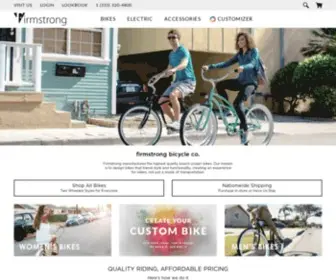 Firmstrong.com(Beach Cruiser Bikes For Men) Screenshot