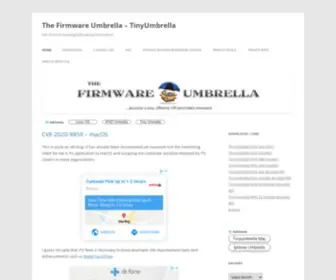 Firmwareumbrella.com(IOS, Android, hacking/jailbreaking information) Screenshot