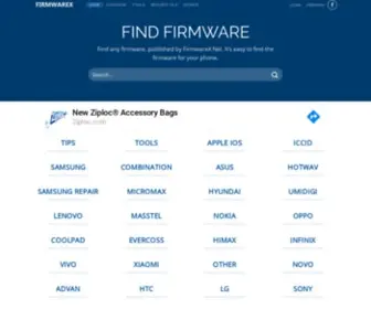 Firmwarex.net(Free downloads firmware for phones and tablets) Screenshot