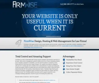 Firmwise.net(Law Firm Website Hosting CMS) Screenshot