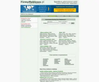 Firmymeblowe.pl(Meble Firmy Meblowe sklepy) Screenshot