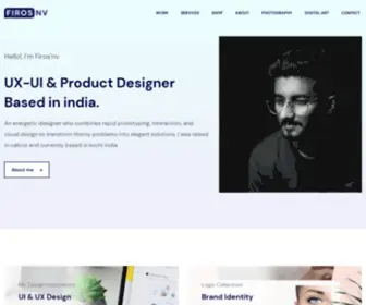 Firosnv.com(UI/UX & Product Designer) Screenshot