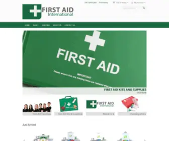 First-Aid-Store.com.au(First Aid International) Screenshot