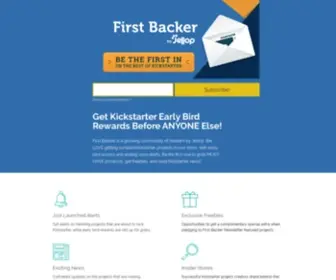 First-Backer.com(First Backer) Screenshot