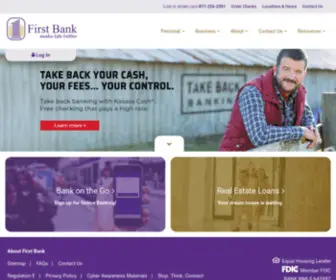 First-Bank.net(First Bank) Screenshot