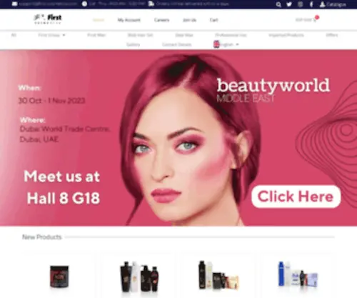 First-Cosmetics.com(First Cosmetics) Screenshot