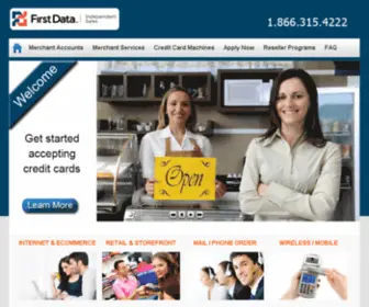 First-Data.com(First Data) Screenshot