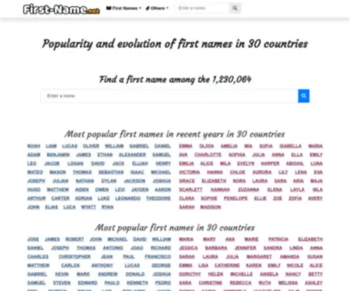 First-Name.net(First Name) Screenshot