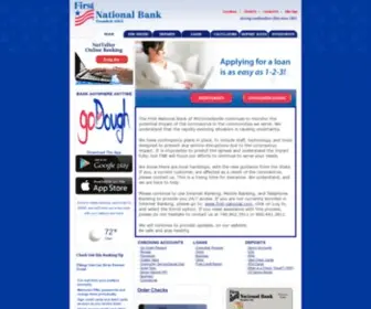 First-National.com(First National Bank of McConnelsville) Screenshot