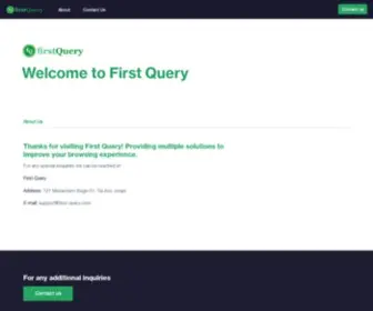 First-Query.com(About) Screenshot