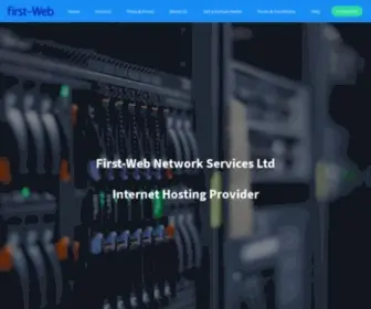 First-Web.net(Internet hosting provider) Screenshot