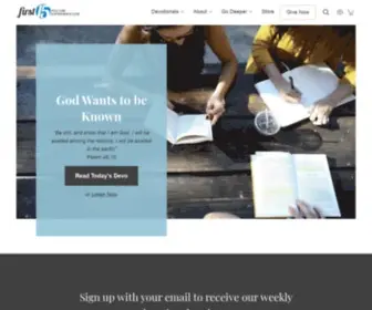 First15.org(Experiencing God) Screenshot