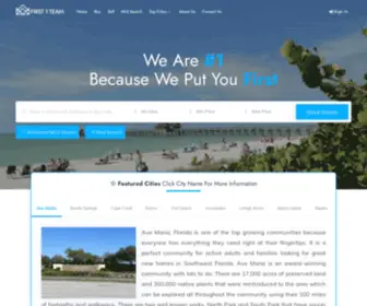 First1.us(Naples Florida Real Estate Agency For Homes And Condos) Screenshot