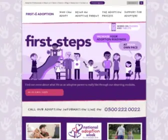 First4Adoption.org.uk(First4Adoption) Screenshot