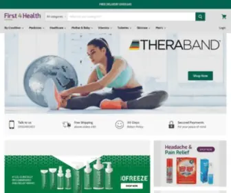 First4Health.com(Healthcare Product Specialists) Screenshot