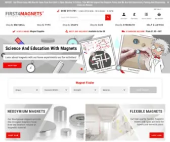 First4Magnets.com(Buy Magnets Online) Screenshot