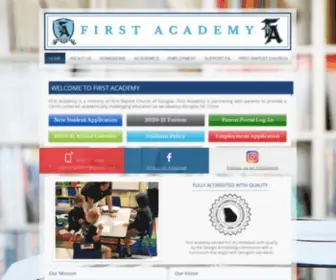 Firstacademydouglas.org(First Academy Douglas) Screenshot