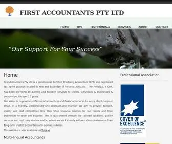 Firstaccountants.net(FIRST ACCOUNTANTS PTY LTD) Screenshot