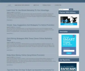 Firstadsense.com(Starting an AdSense site) Screenshot
