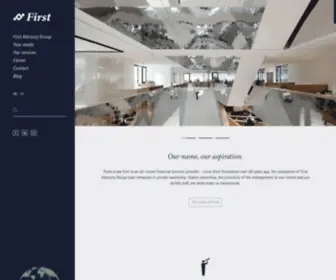 Firstadvisorygroup.com(Willkommen bei der First Advisory Group) Screenshot