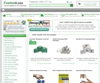 Firstaid4Less.co.uk(First Aid Supplies) Screenshot