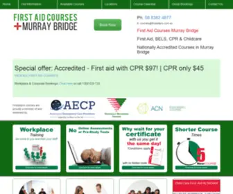 Firstaidcoursesmurraybridge.com.au(First Aid Courses Murray Bridge) Screenshot