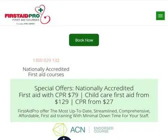 Firstaidpro.com.au(First aid courses adelaide cbd) Screenshot