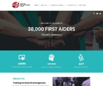 Firstaidtraining.com.sg(Singapore First Aid Training Centre) Screenshot