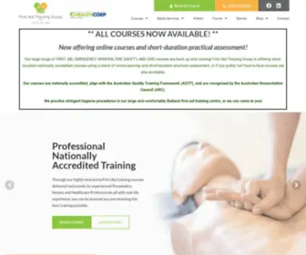 Firstaidtraininggroup.com(First Aid Training Group) Screenshot